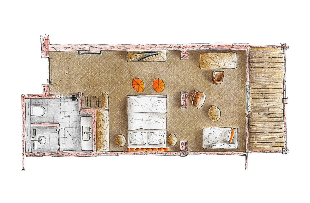 Das James فلنسبورغ المظهر الخارجي الصورة A floorplan of a typical 19th-century apartment in Paris