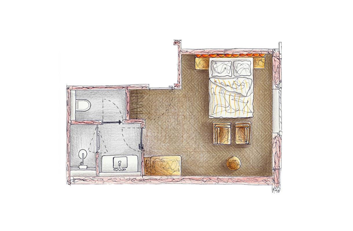Das James فلنسبورغ المظهر الخارجي الصورة A plan of a typical room